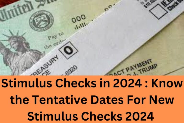 New Stimulus Checks Dates For 2024 These are the Tentative Dates For New Stimulus Checks