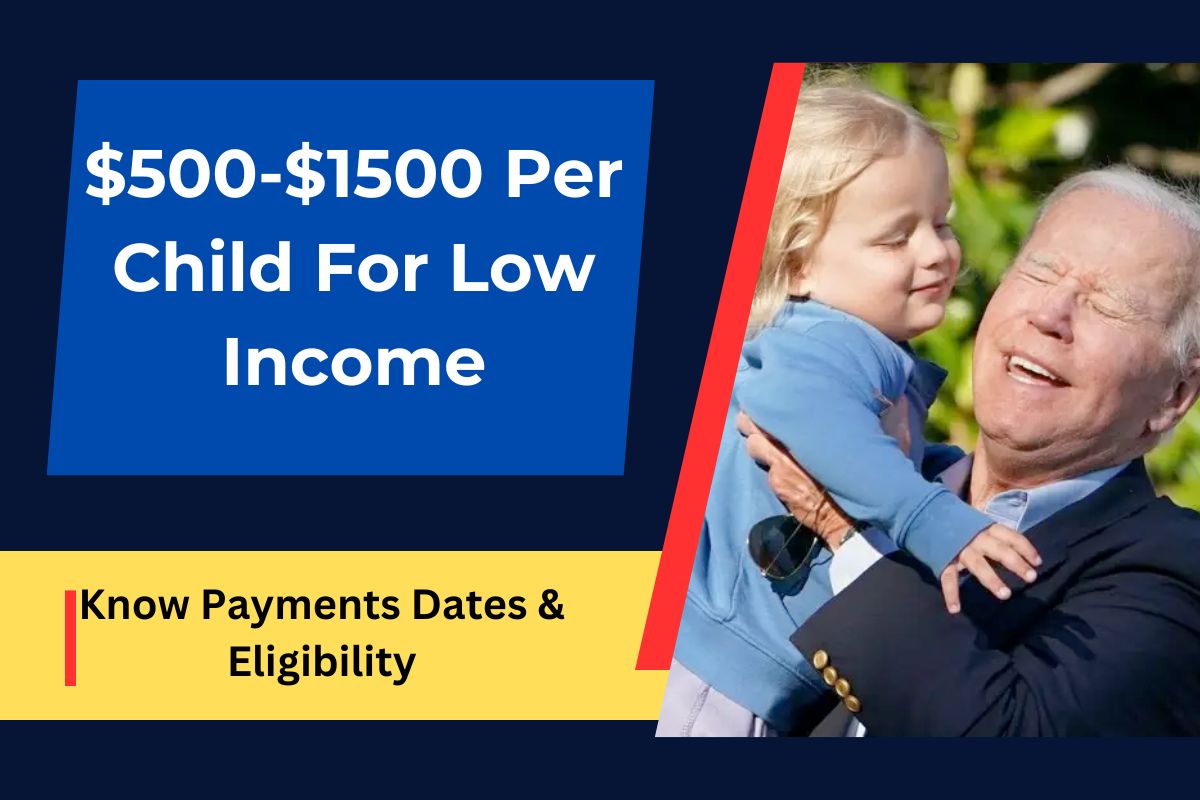 $500-$1500 Per Child For Low Income in 2024- Know Payments Dates & Eligibility
