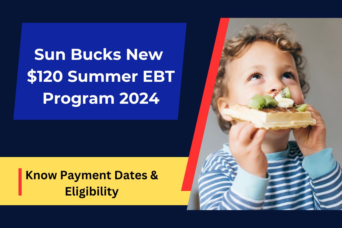 Sun Bucks New $120 Summer EBT Program 2024- Must Know Eligibility & Payment Dates